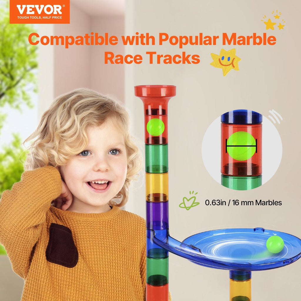 110 Piece Marble Maze Building Marble Run - Tiny Explorers Club