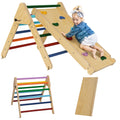 3-in-1 Wooden Play Triangle - Multicolour - Tiny Explorers Club