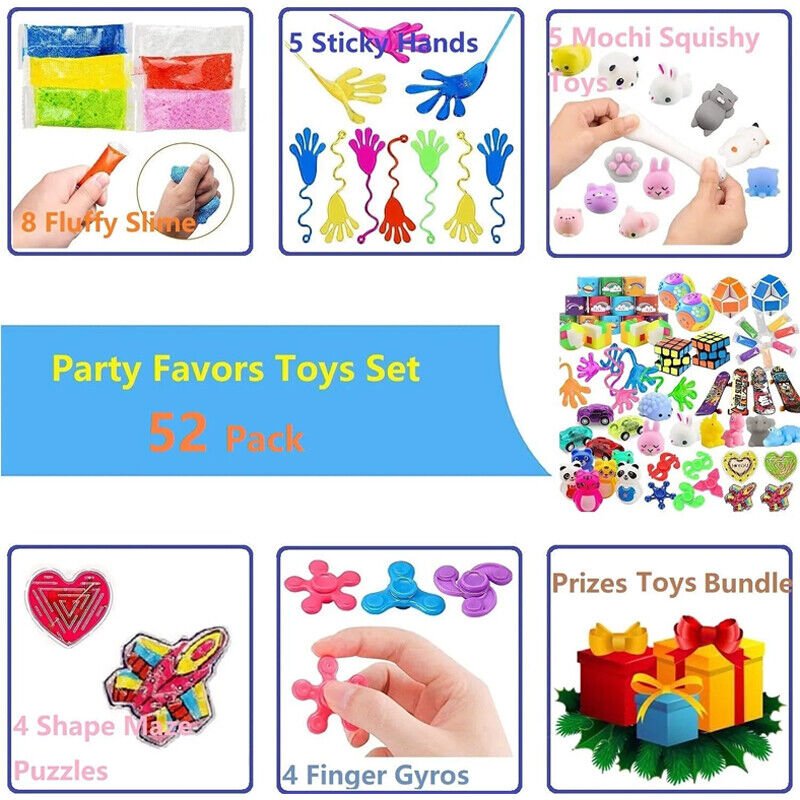 52 PCS Assortment sensory fidget toys - Tiny Explorers Club