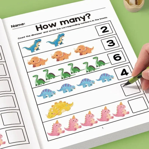 64 Pages Math Exercise Book - Tiny Explorers Club