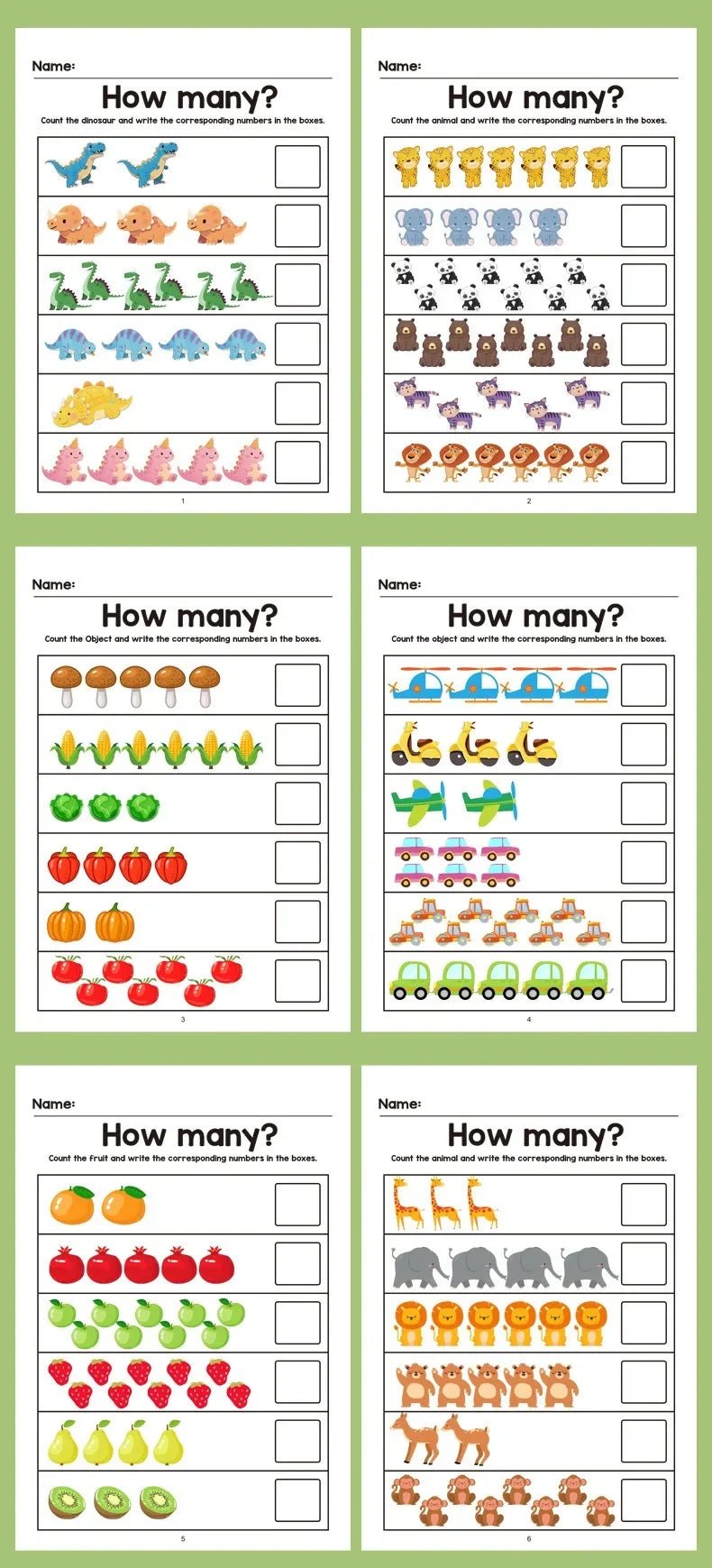 64 Pages Math Exercise Book - Tiny Explorers Club