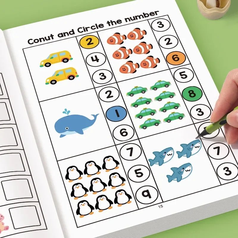 64 Pages Math Exercise Book - Tiny Explorers Club