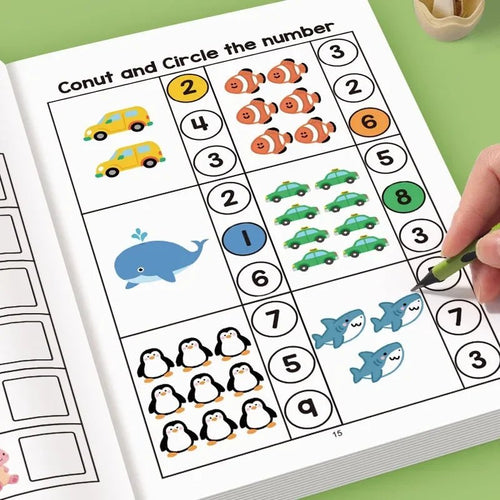 64 Pages Math Exercise Book - Tiny Explorers Club