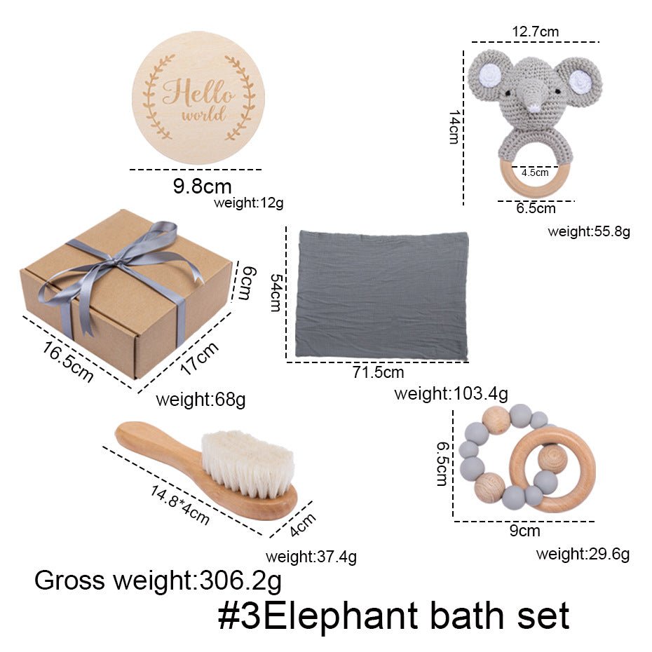 Baby Gift Box Set Bath Towel Toys - Tiny Explorers Club