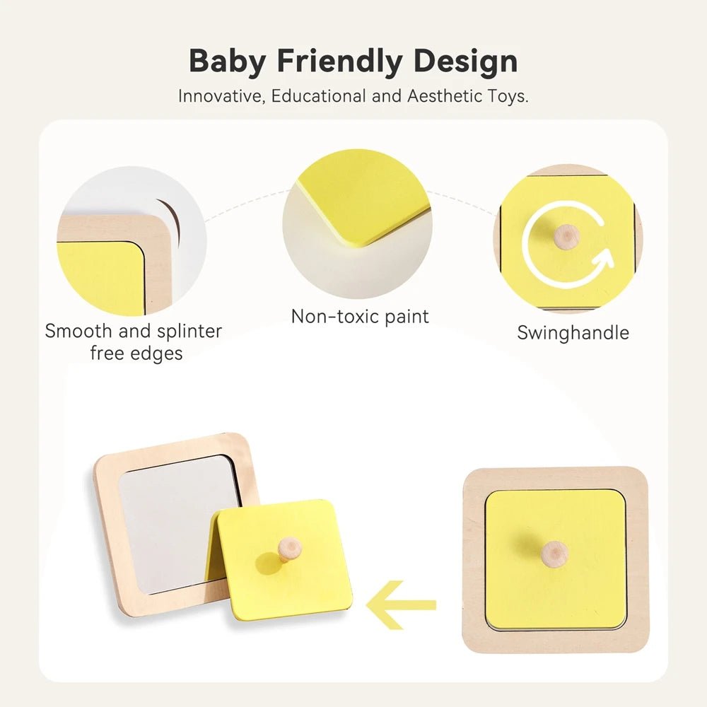 Baby Montessori Hide and Seek Mirror - Tiny Explorers Club