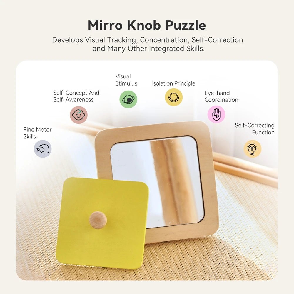 Baby Montessori Hide and Seek Mirror - Tiny Explorers Club