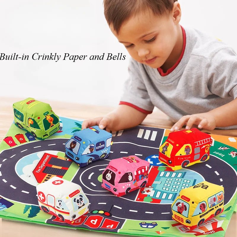 Baby Montessori Soft Toys with Map - Tiny Explorers Club
