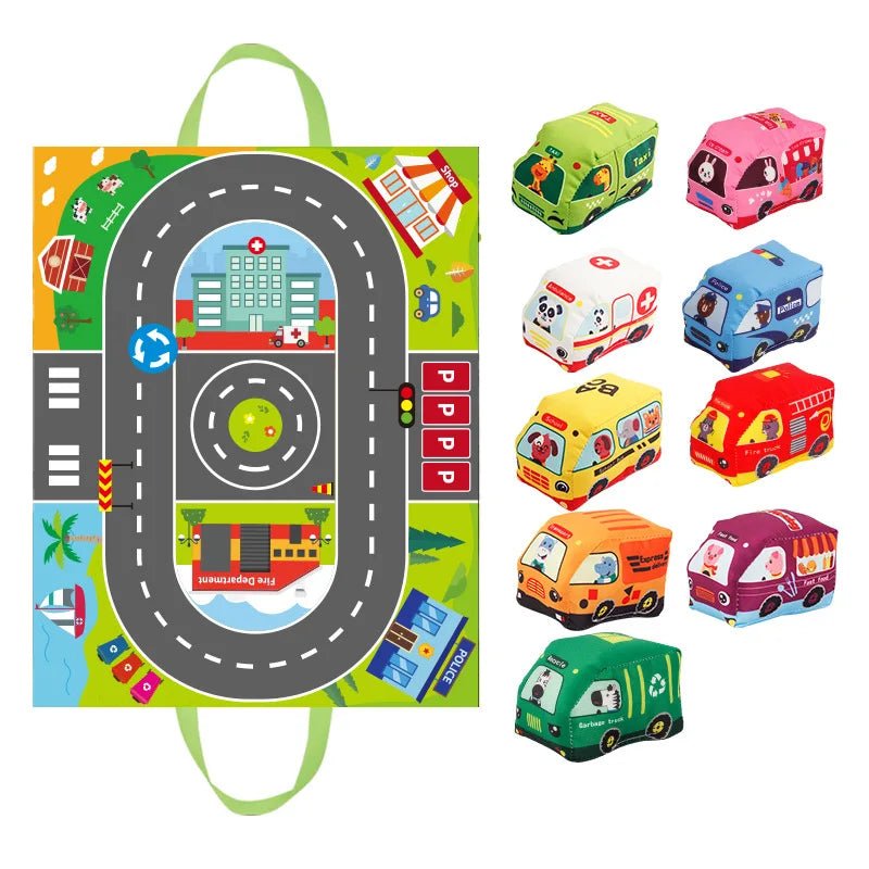 Baby Montessori Soft Toys with Map - Tiny Explorers Club