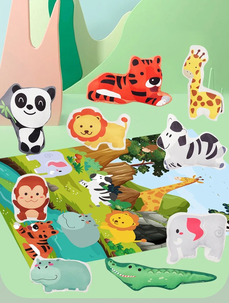 Baby Montessori Soft Toys with Map - Tiny Explorers Club