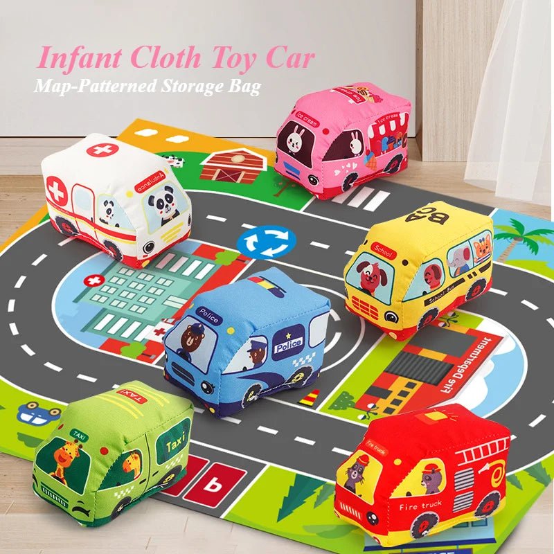 Baby Montessori Soft Toys with Map - Tiny Explorers Club