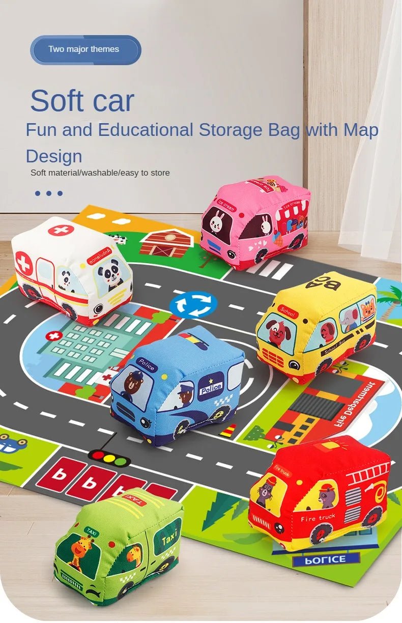 Baby Montessori Soft Toys with Map - Tiny Explorers Club