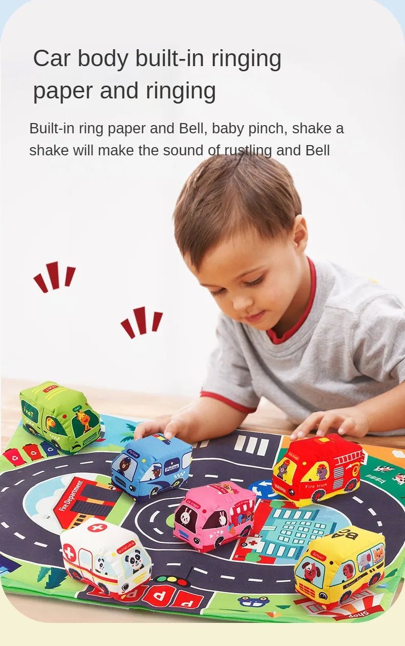 Baby Montessori Soft Toys with Map - Tiny Explorers Club