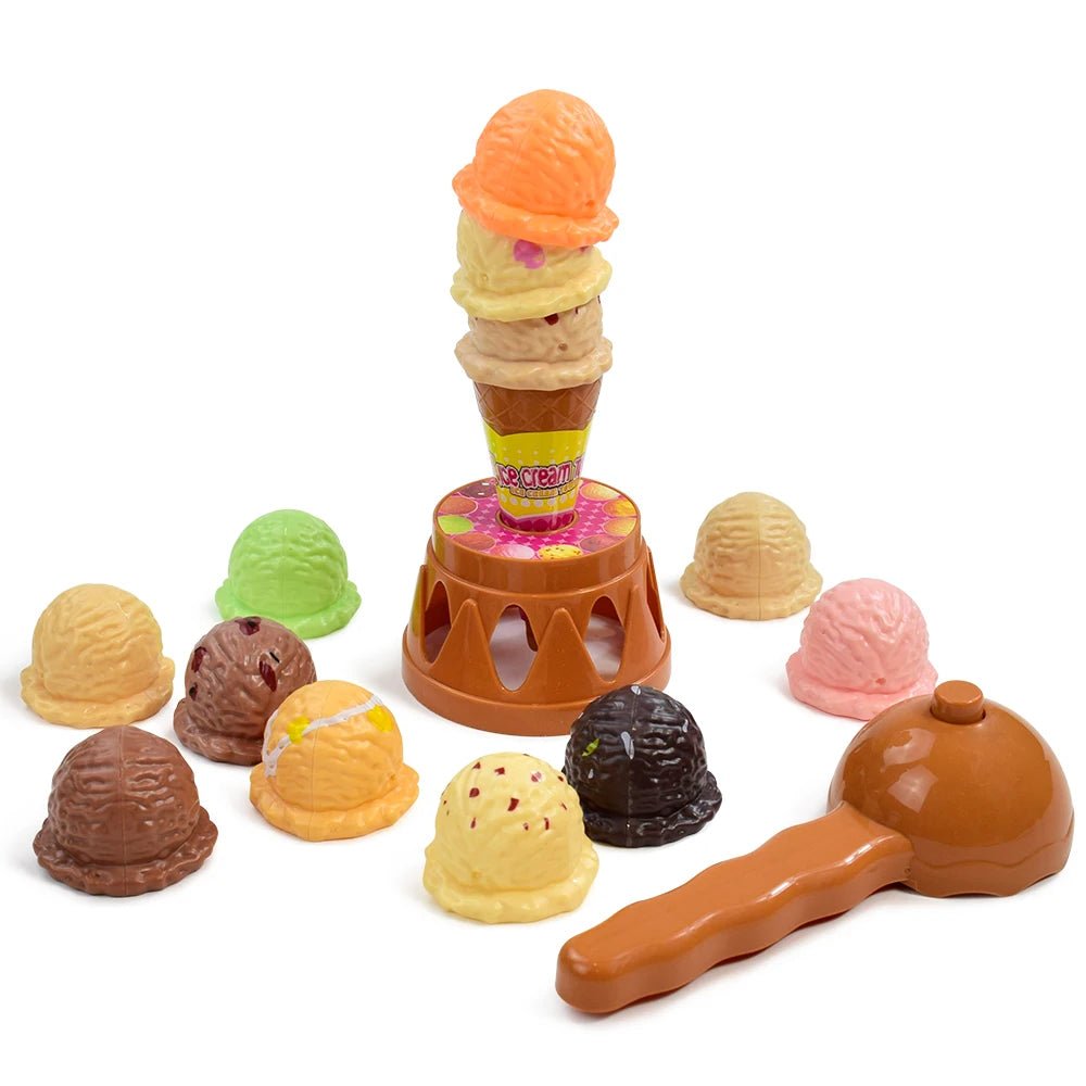 Children Ice Cream Stack Up Pretend Play Toy - Tiny Explorers Club