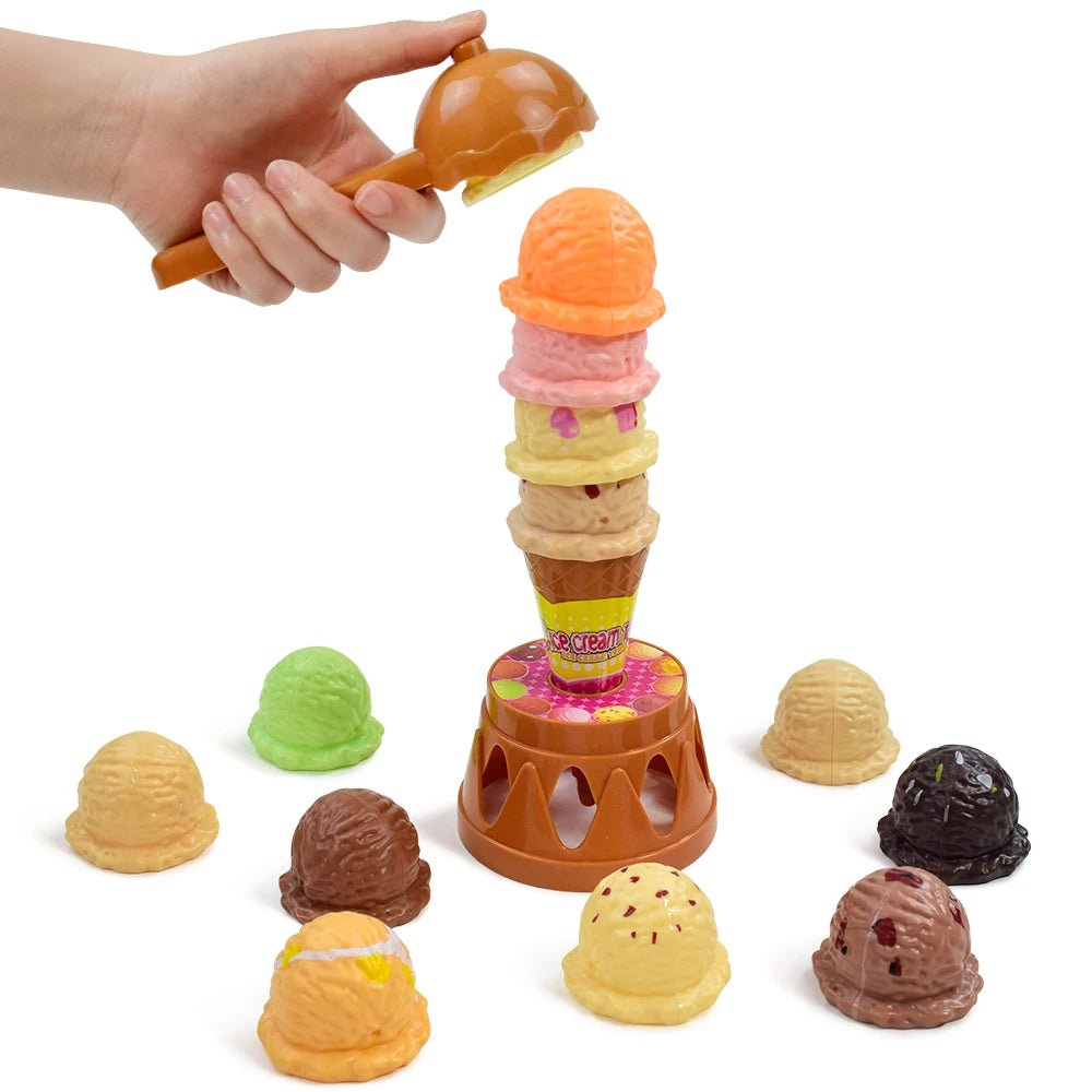 Children Ice Cream Stack Up Pretend Play Toy - Tiny Explorers Club
