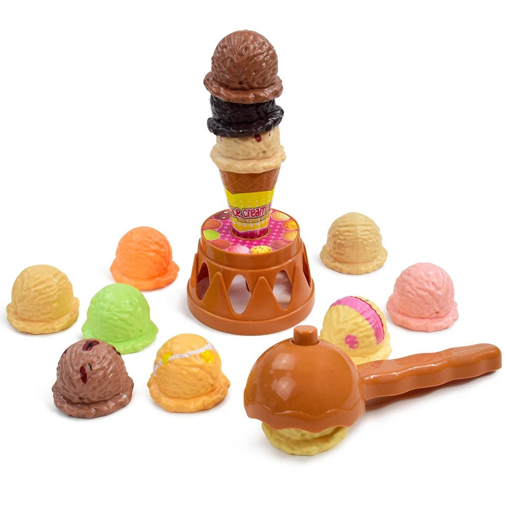 Children Ice Cream Stack Up Pretend Play Toy - Tiny Explorers Club