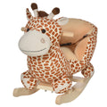 Children Kids Rocking Giraffe with Seat Belt - Tiny Explorers Club