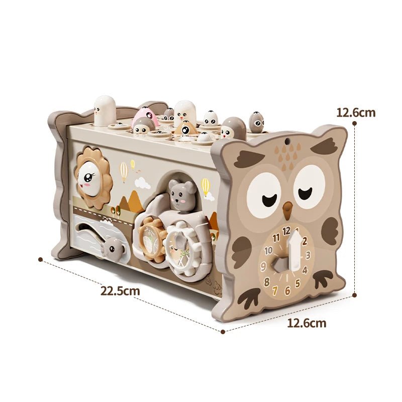 Children Montessori Busy Board cube - Tiny Explorers Club