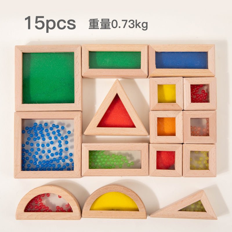 Children's Acrylic Montessori Building Blocks - Tiny Explorers Club