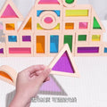 Children's Acrylic Montessori Building Blocks - Tiny Explorers Club