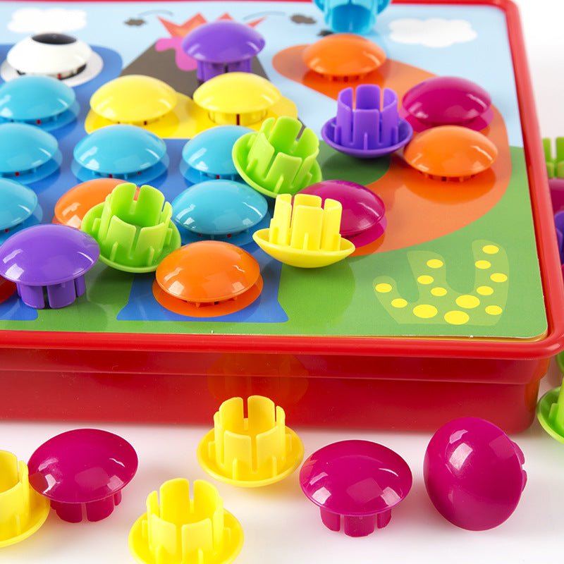 Children's button creative educational toys - Tiny Explorers Club