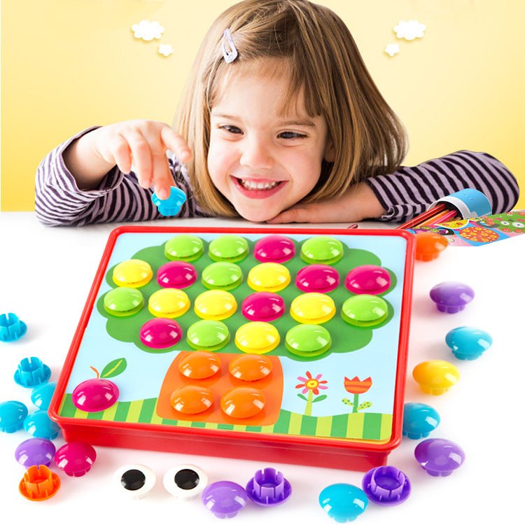 Children's button creative educational toys - Tiny Explorers Club