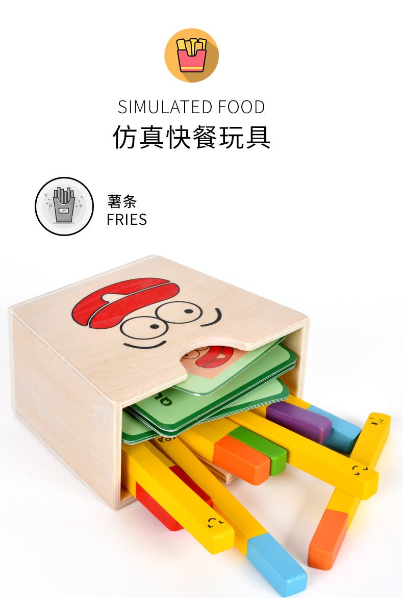 Children's Educational Food Cutting and Assembling sandwich/burger Toy - Tiny Explorers Club