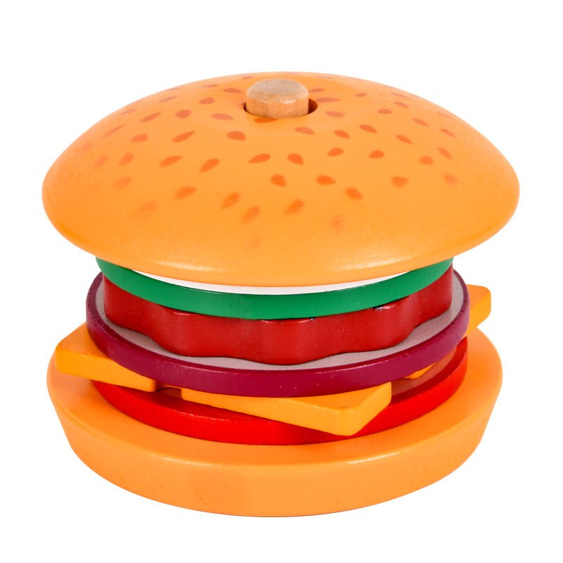 Children's Educational Food Cutting and Assembling sandwich/burger Toy - Tiny Explorers Club