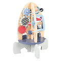 Children's Wooden Space Rocket Montessori Busy Board - Tiny Explorers Club