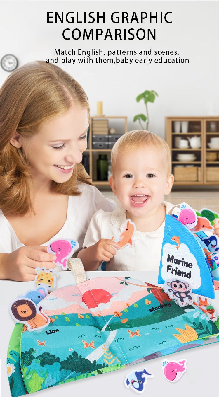Cloth Busy board for 0+ - Tiny Explorers Club
