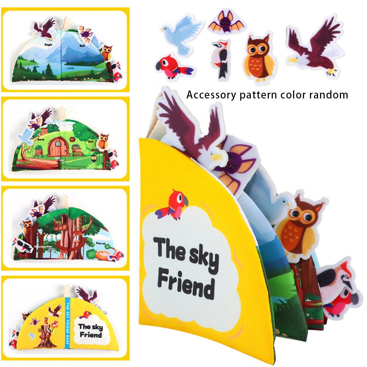Cloth Busy board for 0+ - Tiny Explorers Club