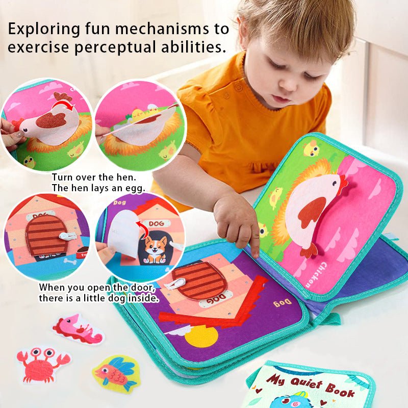 Cloth Busy board for 0+ - Tiny Explorers Club