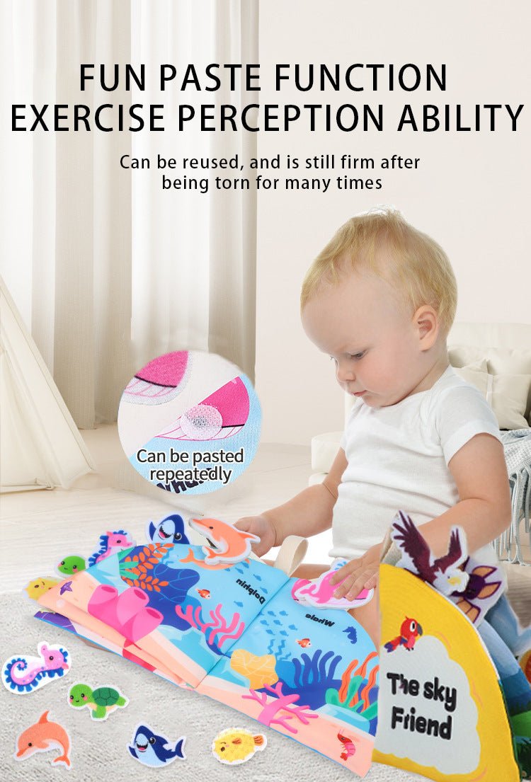 Cloth Busy board for 0+ - Tiny Explorers Club