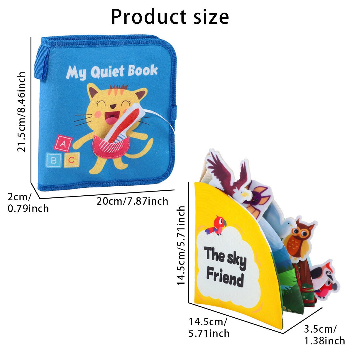 Cloth Busy board for 0+ - Tiny Explorers Club