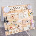 Educational Multifunctional Enlightening Wooden Busy Board - Tiny Explorers Club