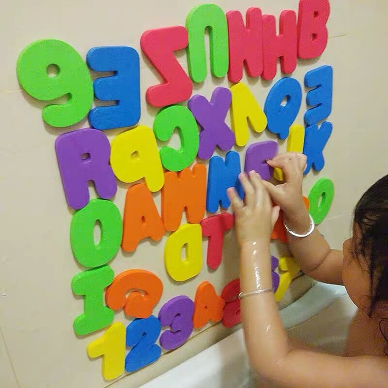 Foam Numbers and letters Bath toys - Tiny Explorers Club
