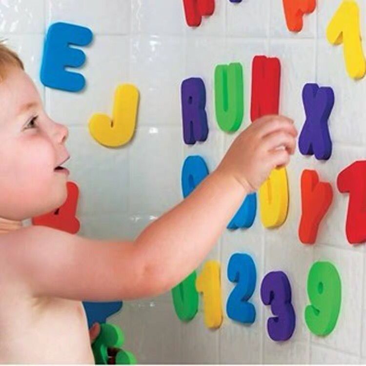 Foam Numbers and letters Bath toys - Tiny Explorers Club
