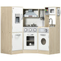 Kids Kitchen Playset, With Accessories, Storage Space - Tiny Explorers Club
