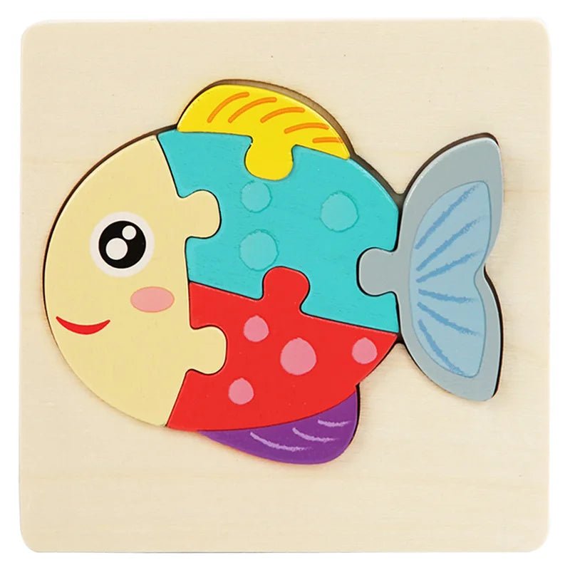 Kids Wooden Toys 3D Wood Puzzle - Tiny Explorers Club