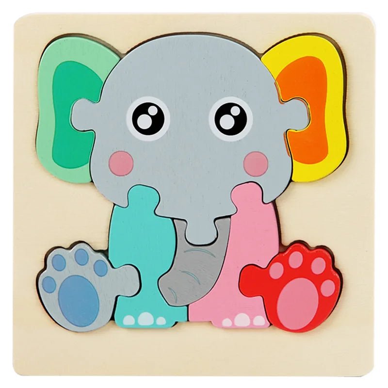 Kids Wooden Toys 3D Wood Puzzle - Tiny Explorers Club