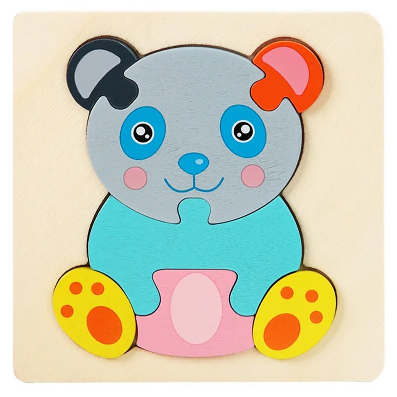 Kids Wooden Toys 3D Wood Puzzle - Tiny Explorers Club