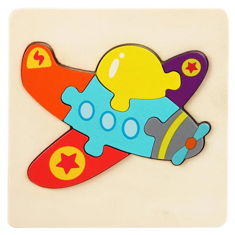 Kids Wooden Toys 3D Wood Puzzle - Tiny Explorers Club