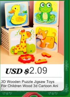 Kids Wooden Toys 3D Wood Puzzle - Tiny Explorers Club