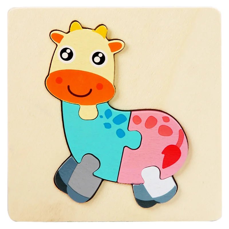 Kids Wooden Toys 3D Wood Puzzle - Tiny Explorers Club