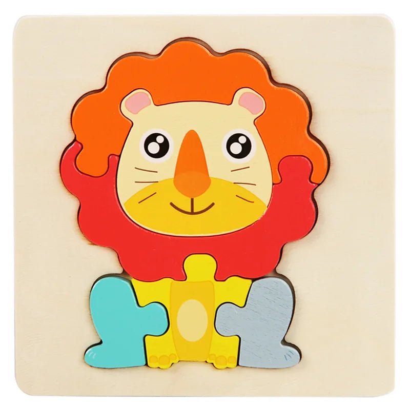 Kids Wooden Toys 3D Wood Puzzle - Tiny Explorers Club
