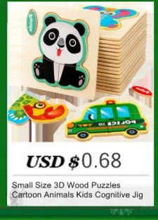 Kids Wooden Toys 3D Wood Puzzle - Tiny Explorers Club