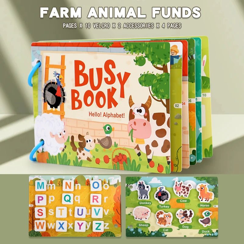 Montessori Busy books (Various Designs) - Tiny Explorers Club
