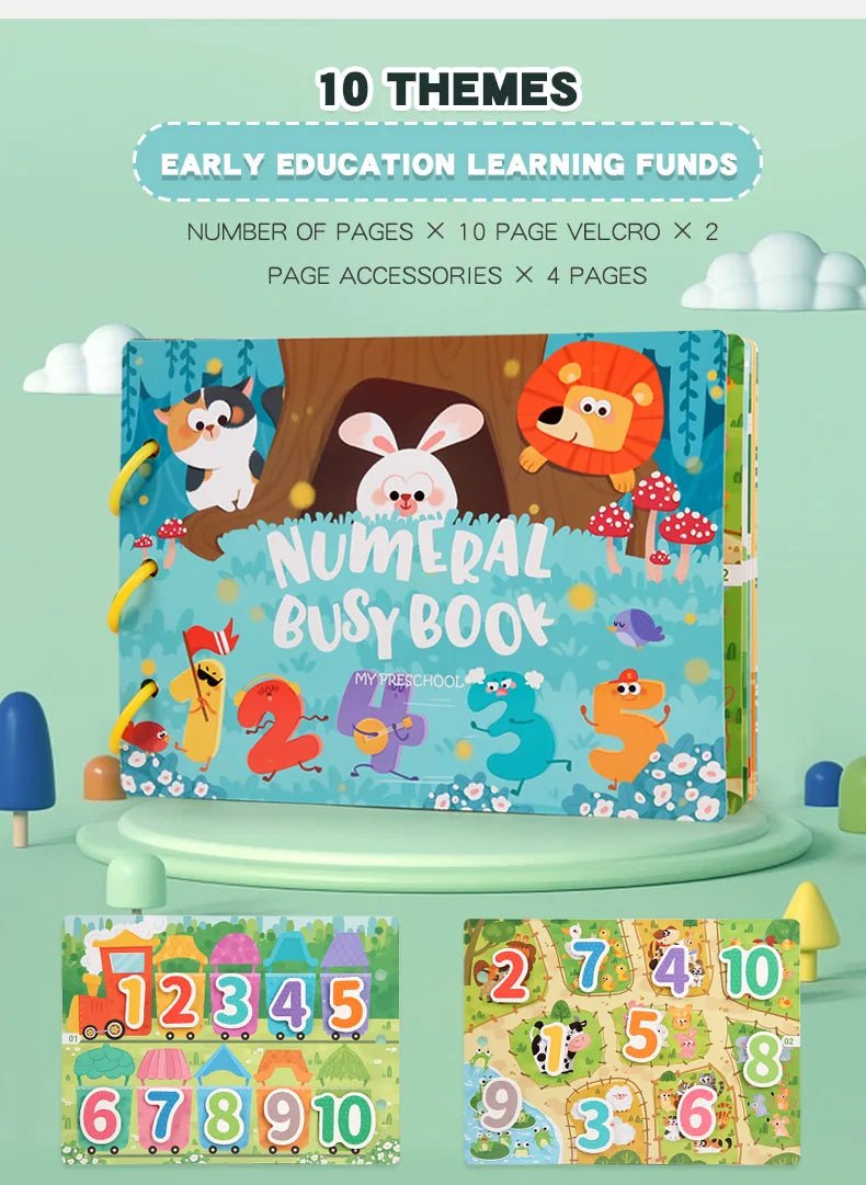 Montessori Busy books (Various Designs) - Tiny Explorers Club