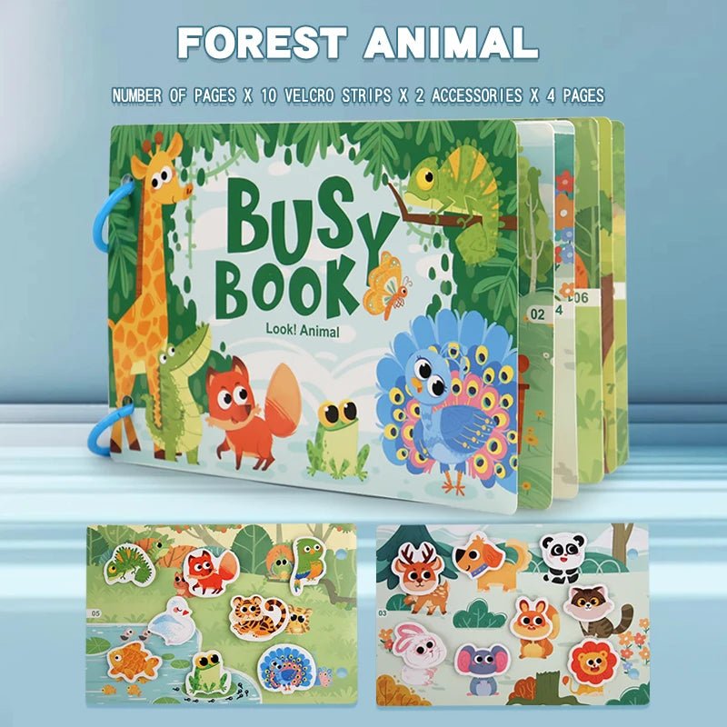 Montessori Busy books (Various Designs) - Tiny Explorers Club