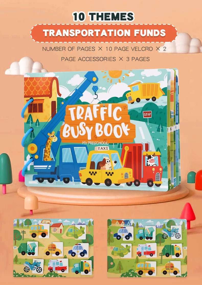 Montessori Busy books (Various Designs) - Tiny Explorers Club