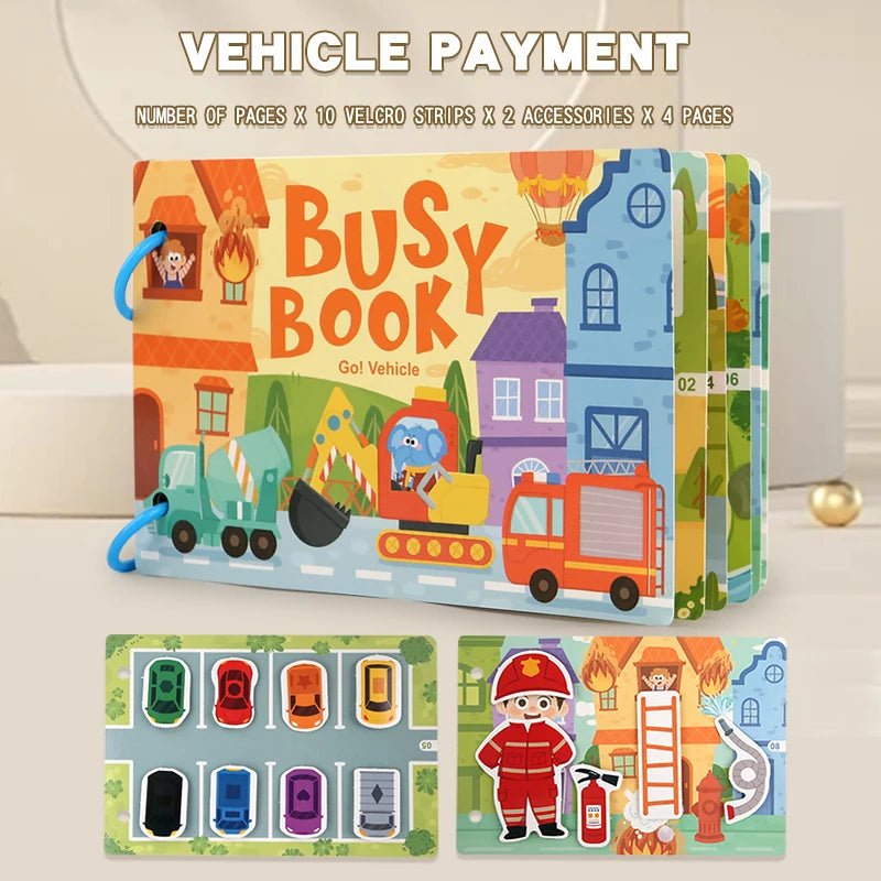Montessori Busy books (Various Designs) - Tiny Explorers Club